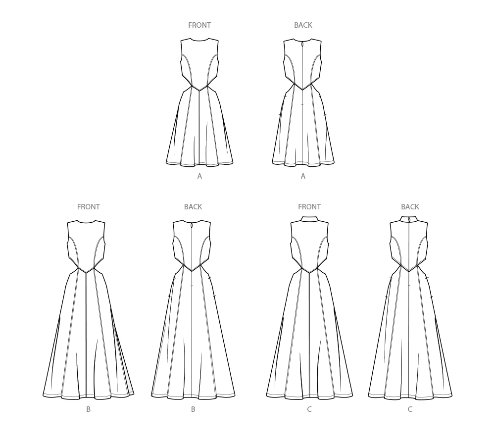 Simplicity Sewing Pattern Misses' Dress with Neckline and Length Variations 8 Simplicity Sewing Pattern Misses' Dress with Neckline and Length Variations