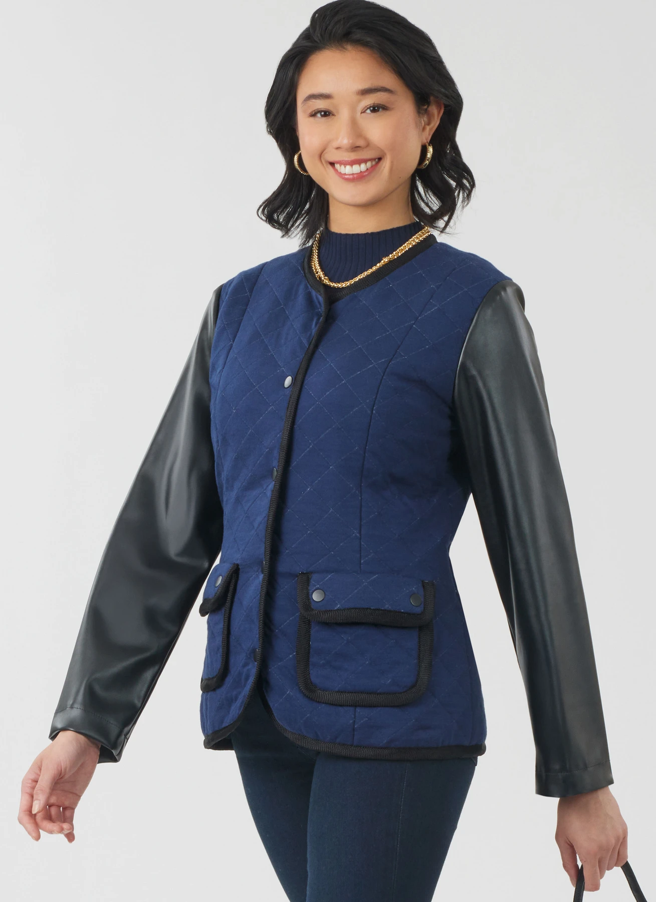 New Look Sewing Pattern Misses' Jacket and Vest 2 New Look Sewing Pattern Misses' Jacket and Vest