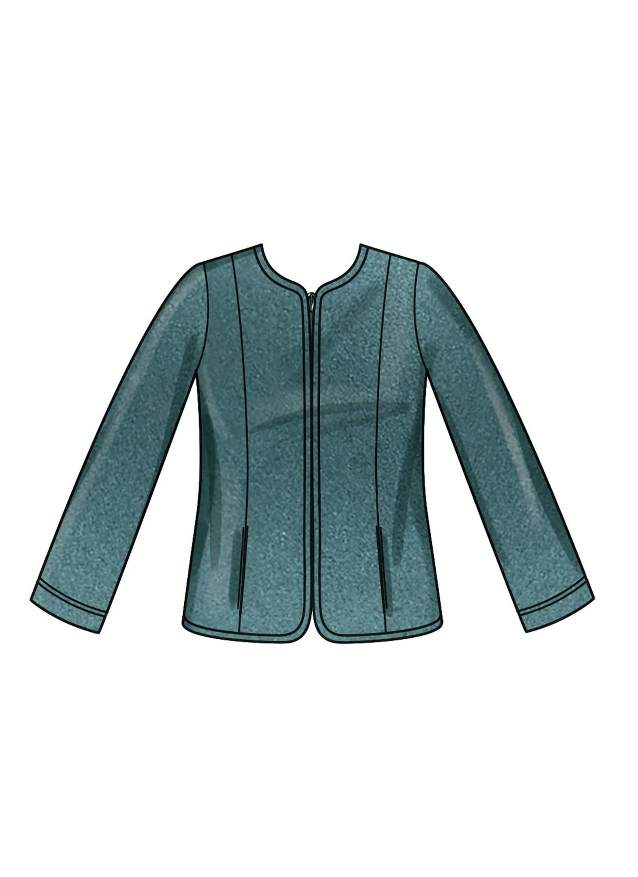 New Look Sewing Pattern Misses' Jacket and Vest 3 New Look Sewing Pattern Misses' Jacket and Vest
