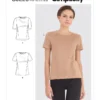 Simplicity Sewing Pattern Misses' Knit Tee Shirt 18 Simplicity Sewing Pattern Misses' Knit Tee Shirt