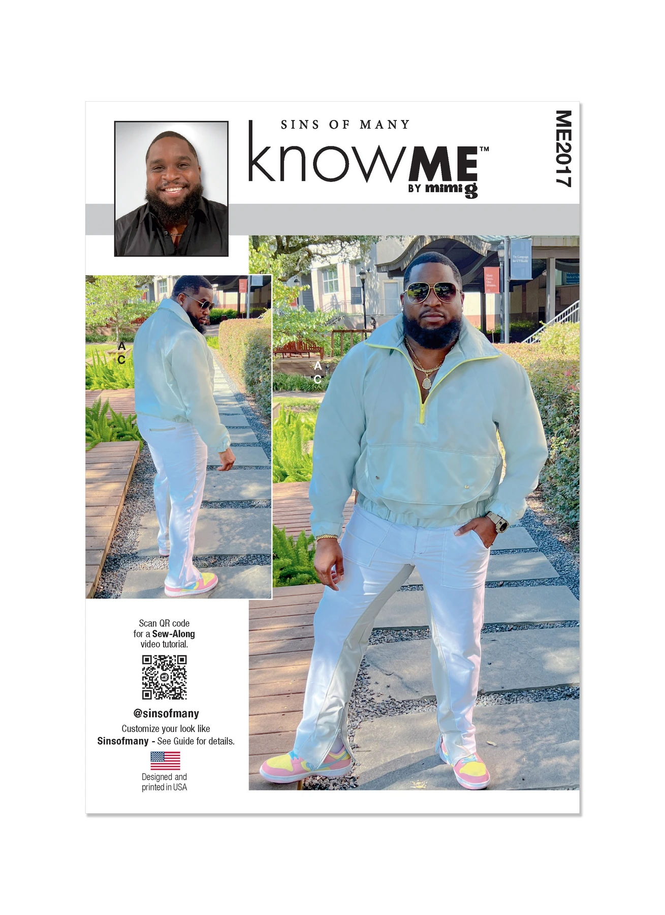 Know Me Sewing Pattern Men's Pullover Jacket and Pants by Sins of Many (PDF) 1 Know Me Sewing Pattern Men's Pullover Jacket and Pants by Sins of Many (PDF)