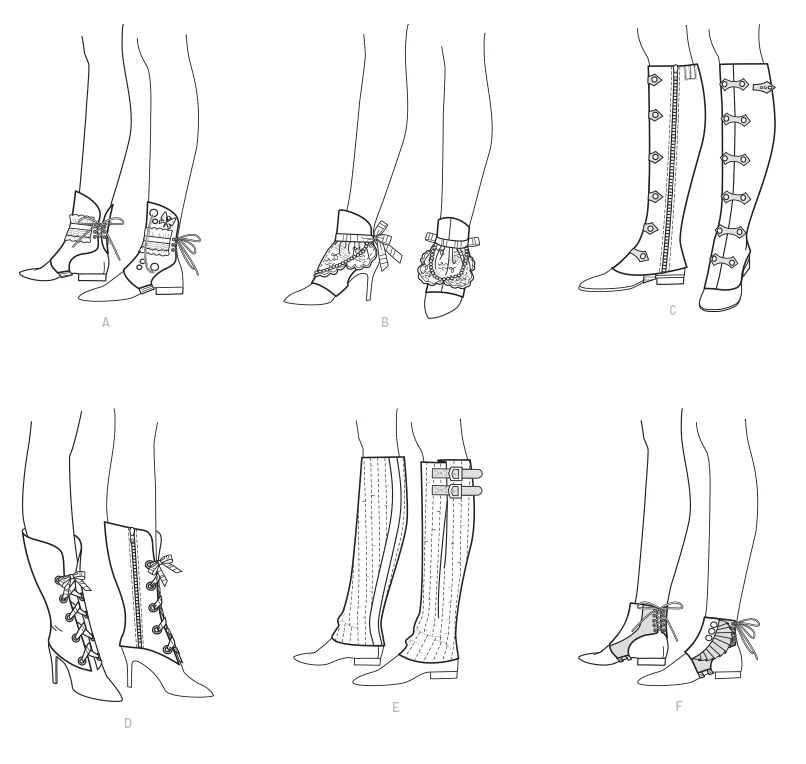 McCall's Sewing Pattern Misses' Spats (PDF) 8 McCall's Sewing Pattern Misses' Spats (PDF)