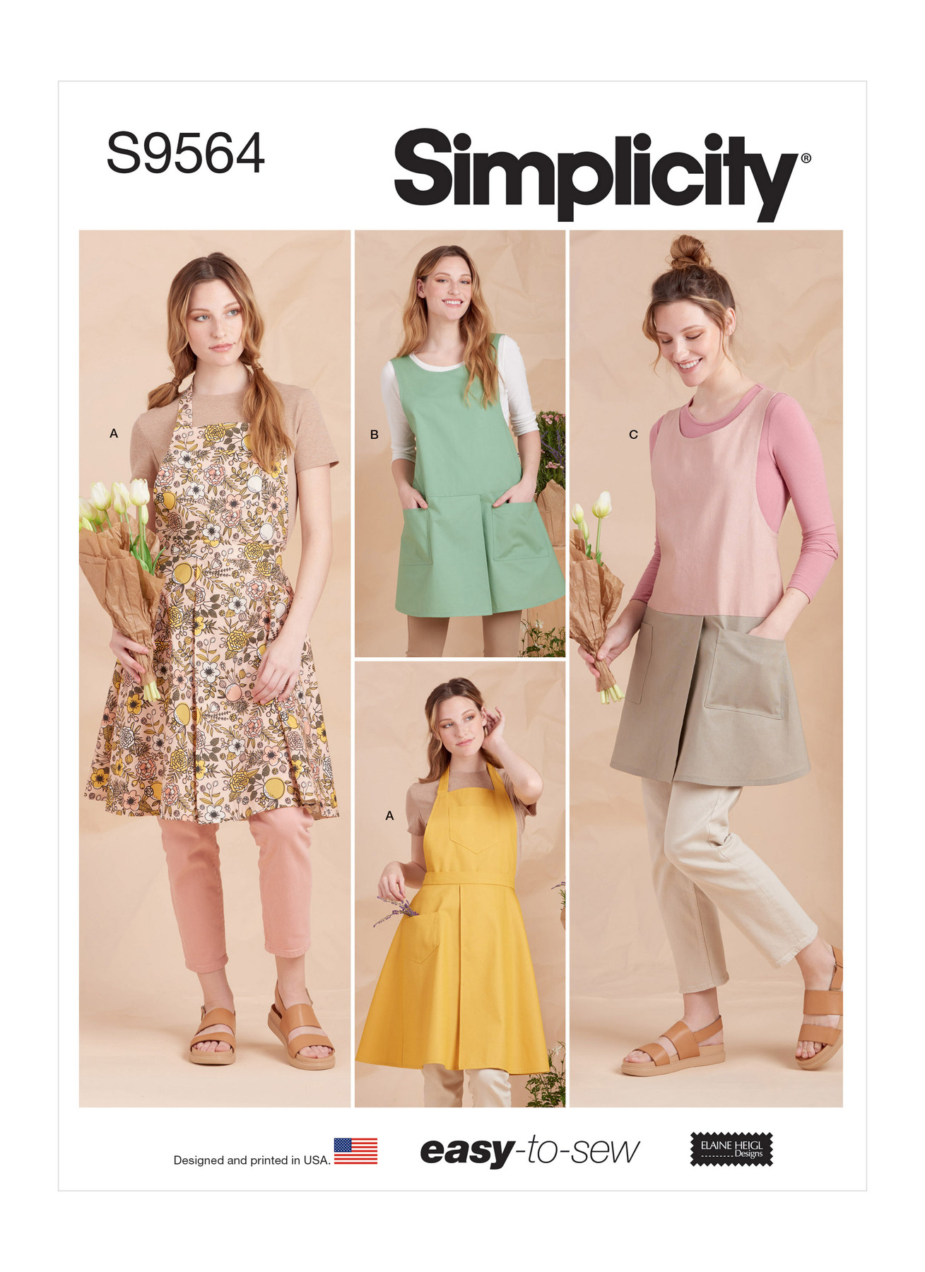 Simplicity Sewing Pattern Misses' Aprons 1 Simplicity Sewing Pattern Misses' Aprons