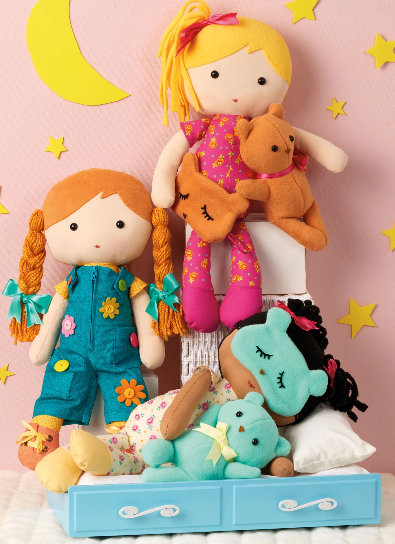 Simplicity Sewing Pattern Stuffed Dolls with Clothes by Elaine Heigl Designs (PDF) 2 Simplicity Sewing Pattern Stuffed Dolls with Clothes by Elaine Heigl Designs (PDF)