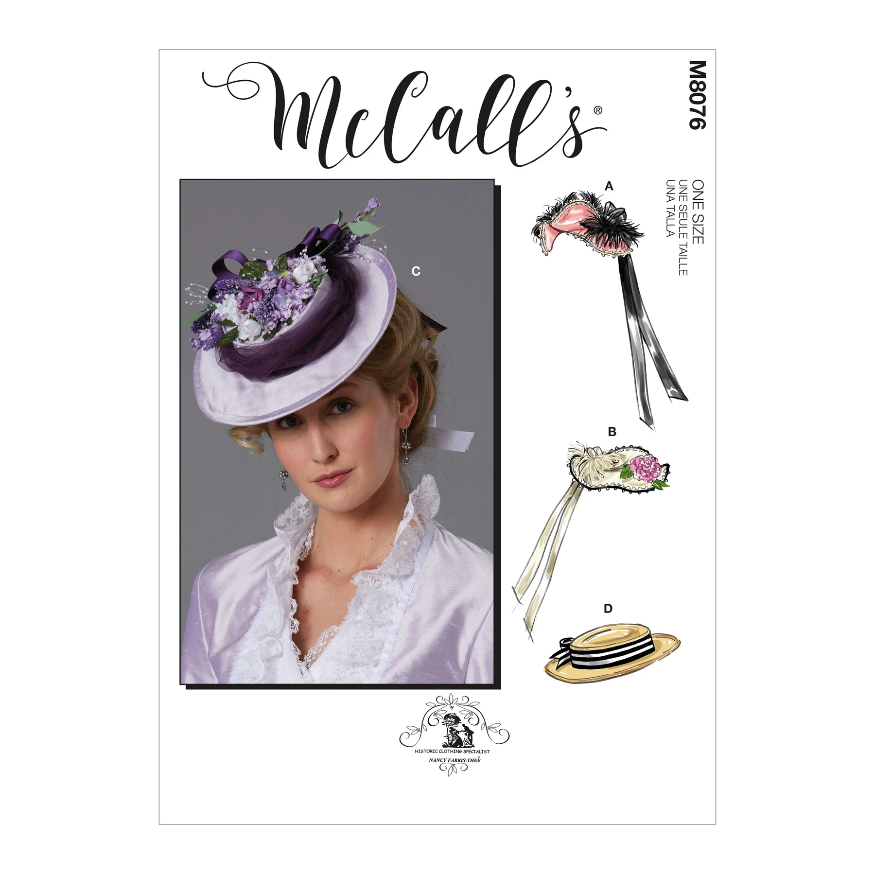 McCall's Sewing Pattern Misses' Historical Hats (PDF) 10 McCall's Sewing Pattern Misses' Historical Hats (PDF)
