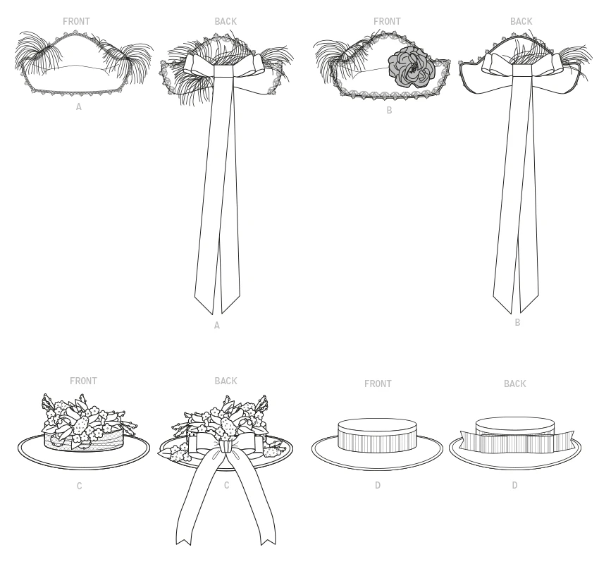 McCall's Sewing Pattern Misses' Historical Hats (PDF) 18 McCall's Sewing Pattern Misses' Historical Hats (PDF)