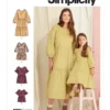 Simplicity Sewing Pattern Children's & Misses' Dress and Top