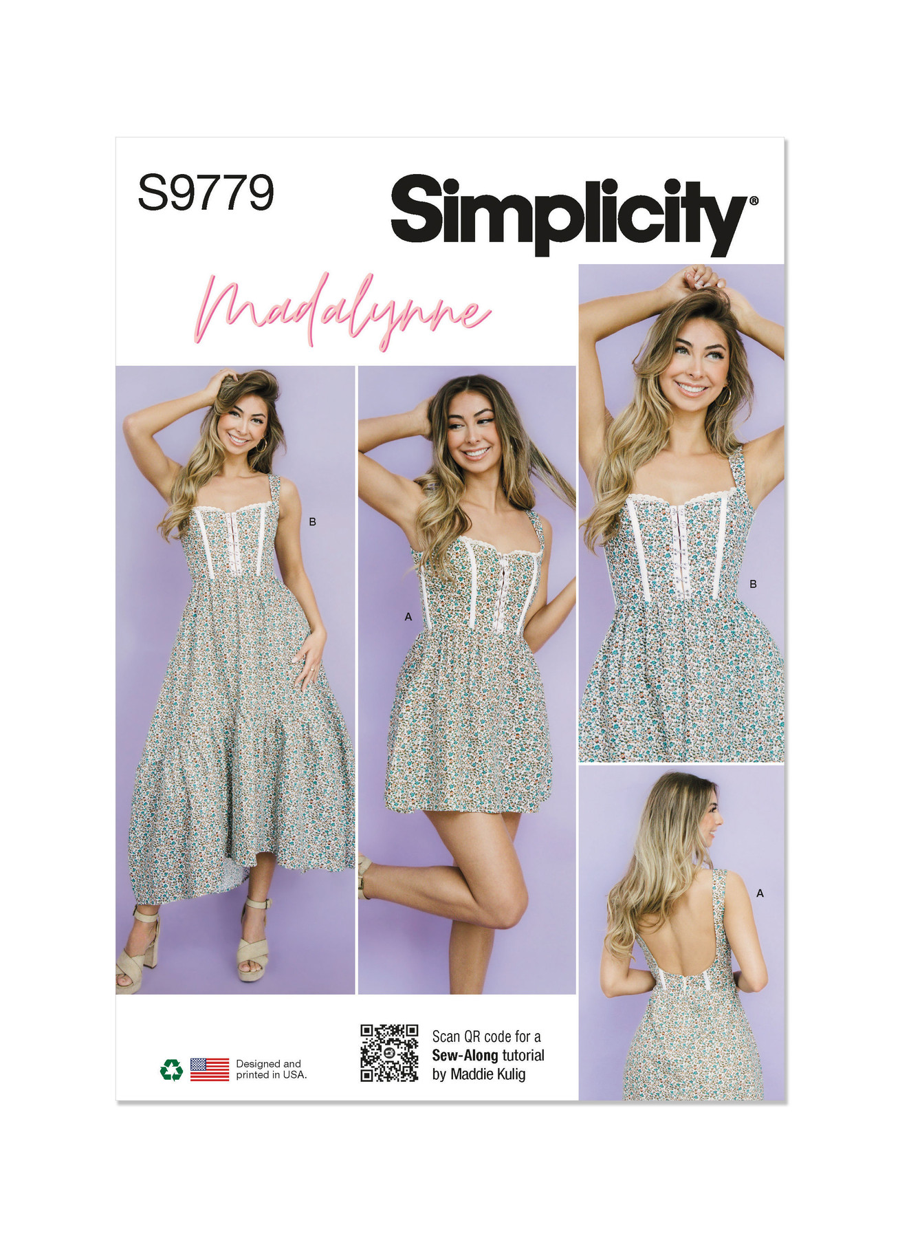 Simplicity Sewing Pattern Misses' Dress in Two Lengths by Madalynne Intimates 1 Simplicity Sewing Pattern Misses' Dress in Two Lengths by Madalynne Intimates