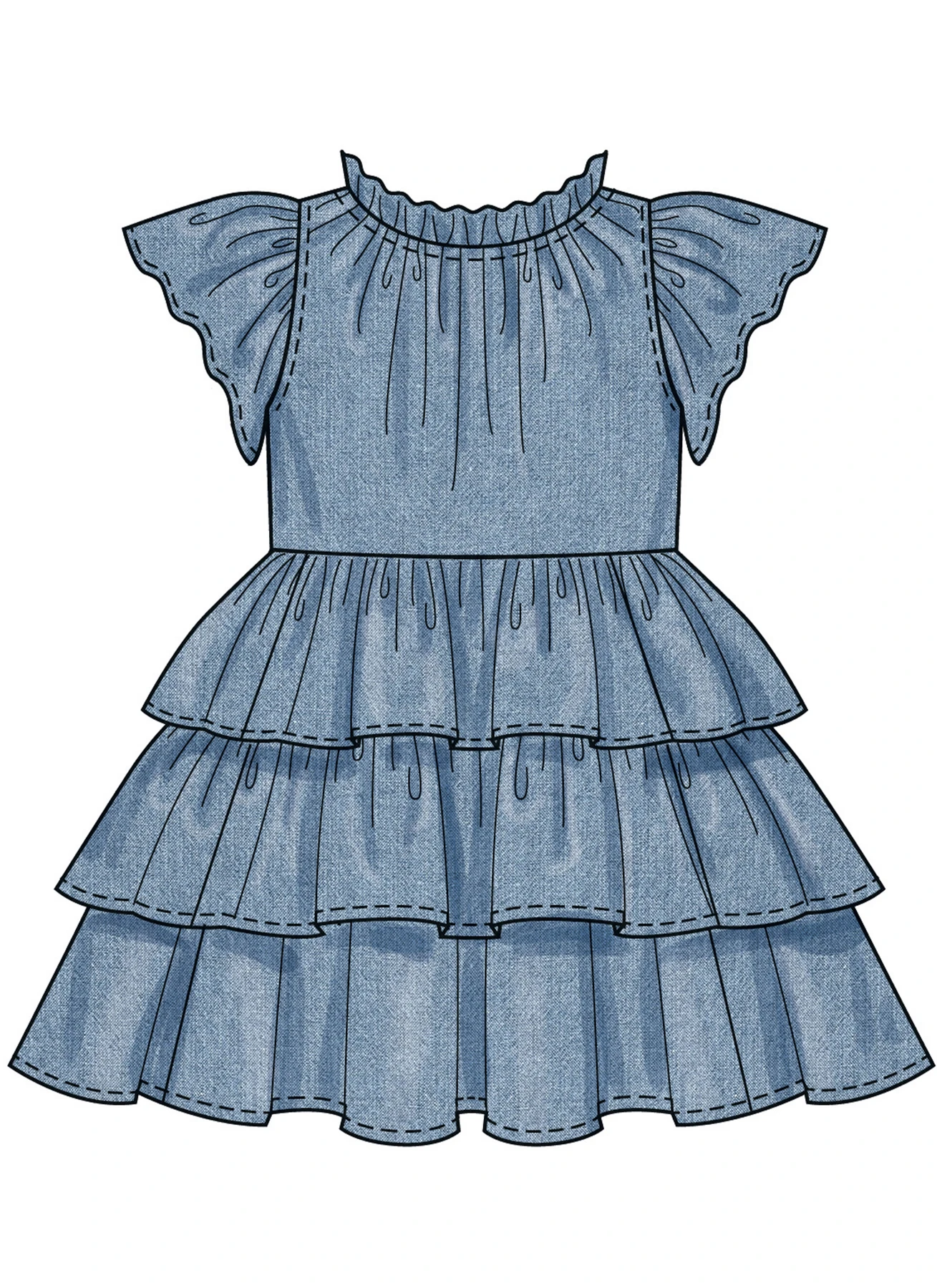 Simplicity Sewing Pattern Children's Dresses (PDF) 3 Simplicity Sewing Pattern Children's Dresses (PDF)