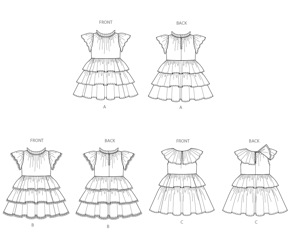 Simplicity Sewing Pattern Children's Dresses (PDF) 9 Simplicity Sewing Pattern Children's Dresses (PDF)