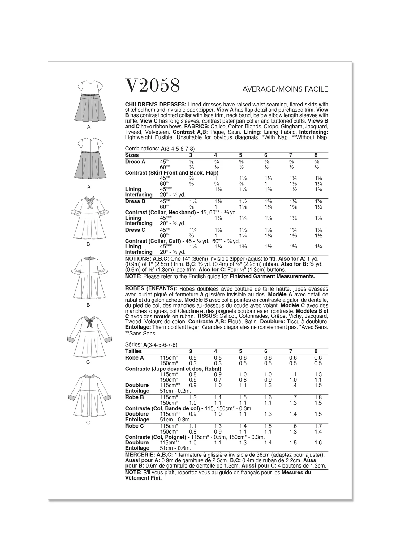 Vogue Patterns Children's Dresses (PDF) 11 Vogue Patterns Children's Dresses (PDF)