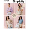Simplicity Sewing Pattern One Pattern Piece Bags (PDF) 22 Simplicity Sewing Pattern One Pattern Piece Bags (PDF)