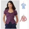 McCall's Sewing Pattern Misses' Woven Top with Sleeve Variations 19 McCall's Sewing Pattern Misses' Woven Top with Sleeve Variations