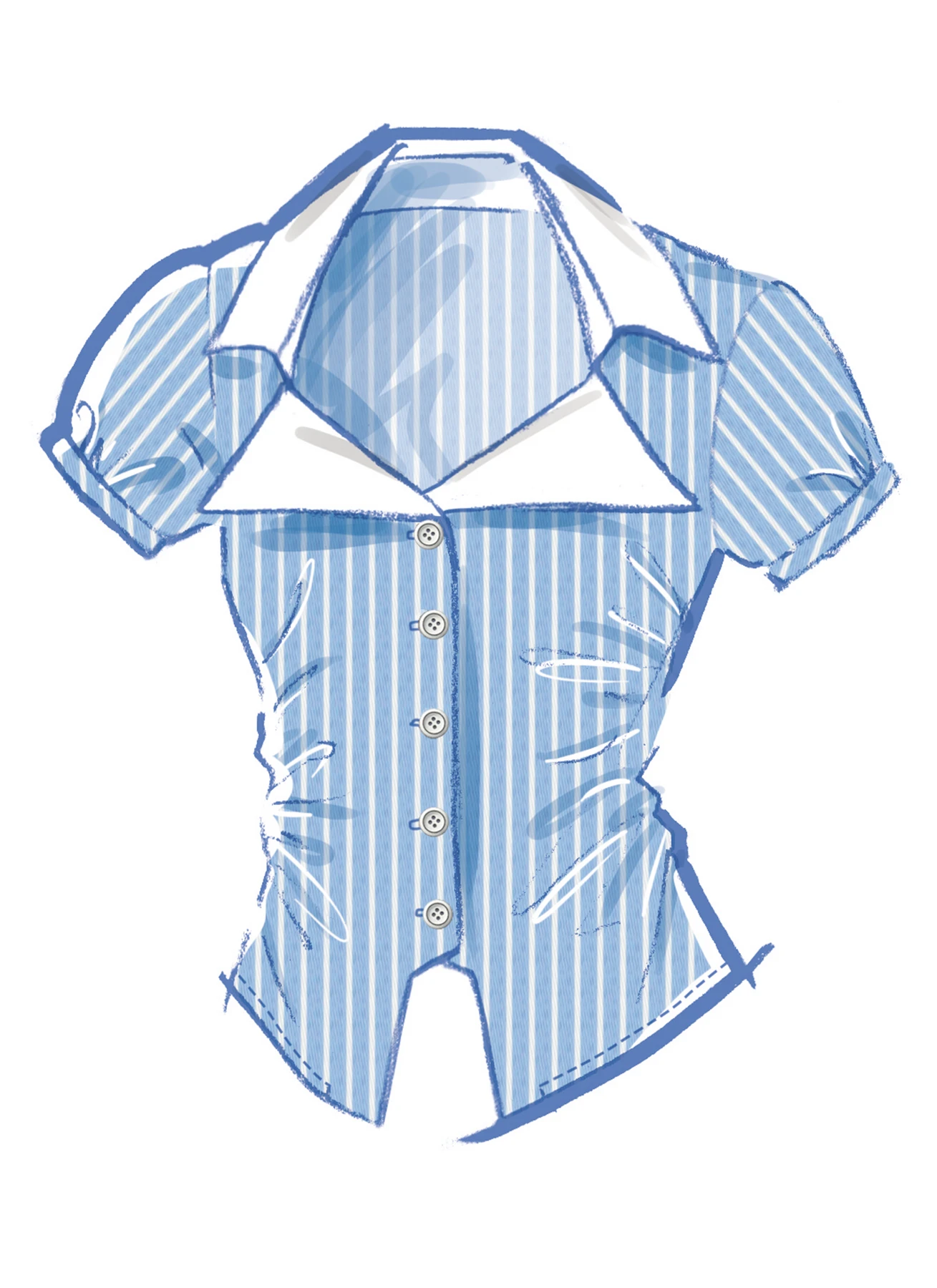 McCall's Sewing Pattern Misses' Woven Top with Sleeve Variations 3 McCall's Sewing Pattern Misses' Woven Top with Sleeve Variations