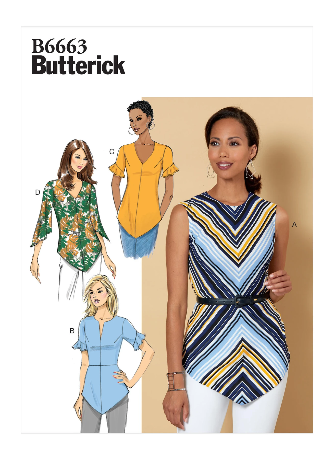 Butterick Sewing Pattern Misses' Top (PDF) 1 Butterick Sewing Pattern Misses' Top (PDF)