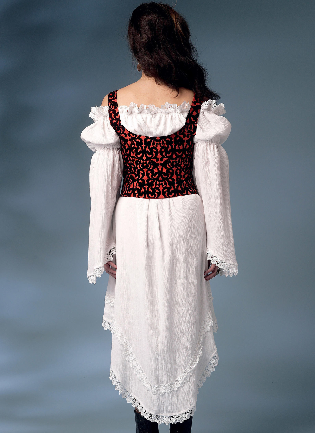 Butterick Sewing Pattern Jacket, Puff Sleeve Dresses and Underbust Vest 4 Butterick Sewing Pattern Jacket, Puff Sleeve Dresses and Underbust Vest