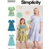Simplicity Sewing Pattern Children's and Girls' Dress with Sleeve and Length Variations (PDF) 15 Simplicity Sewing Pattern Children's and Girls' Dress with Sleeve and Length Variations (PDF)