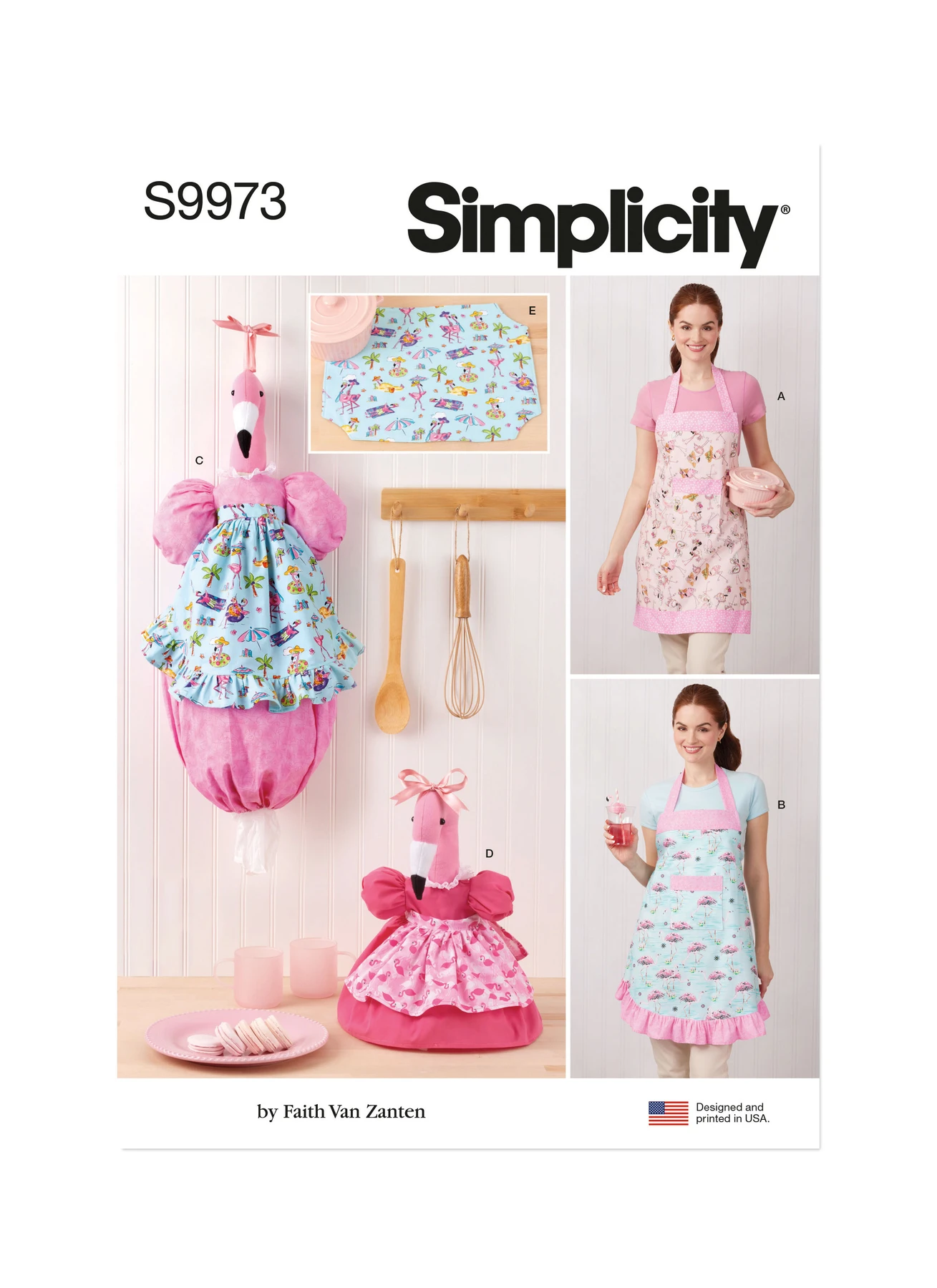 Simplicity Sewing Pattern Aprons and Kitchen Décor by Faith Van Zanten 1 Simplicity Sewing Pattern Aprons and Kitchen Décor by Faith Van Zanten