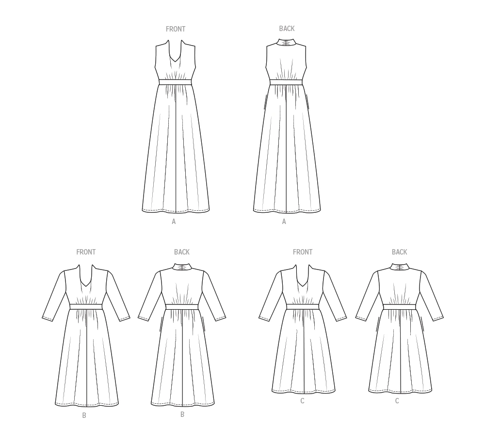 Butterick Sewing Pattern Women's Knit Dresses by Palmer/Pletsch (PDF) 11 Butterick Sewing Pattern Women's Knit Dresses by Palmer/Pletsch (PDF)