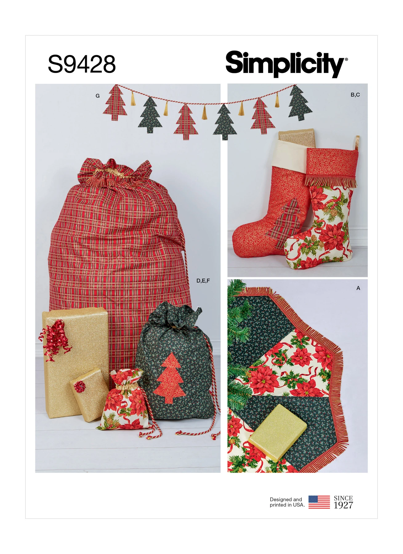 Simplicity Sewing Pattern Holiday Decorating Accessories 1 Simplicity Sewing Pattern Holiday Decorating Accessories