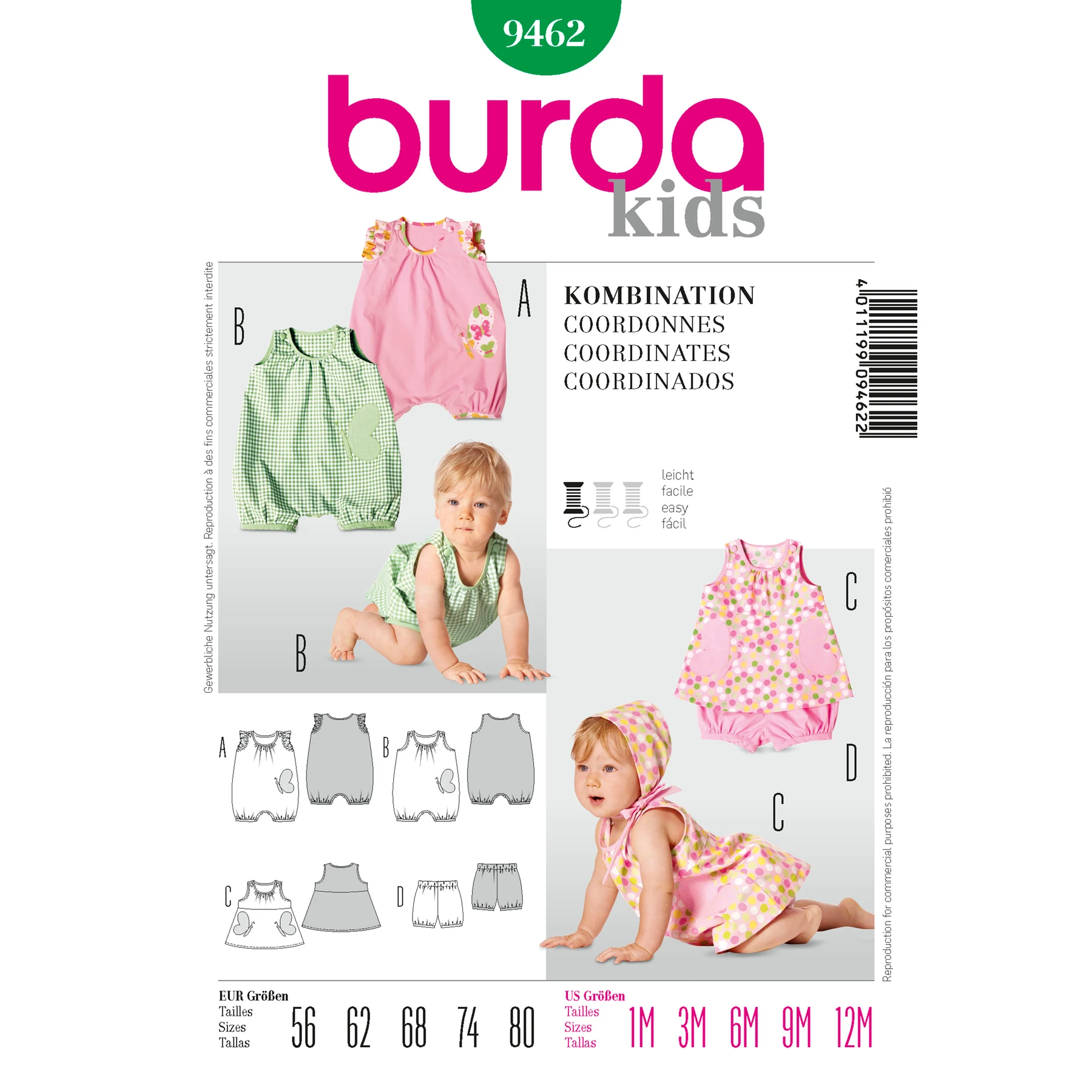 Burda Style Sewing Pattern Kids' Coordinates 1 Burda Style Sewing Pattern Kids' Coordinates