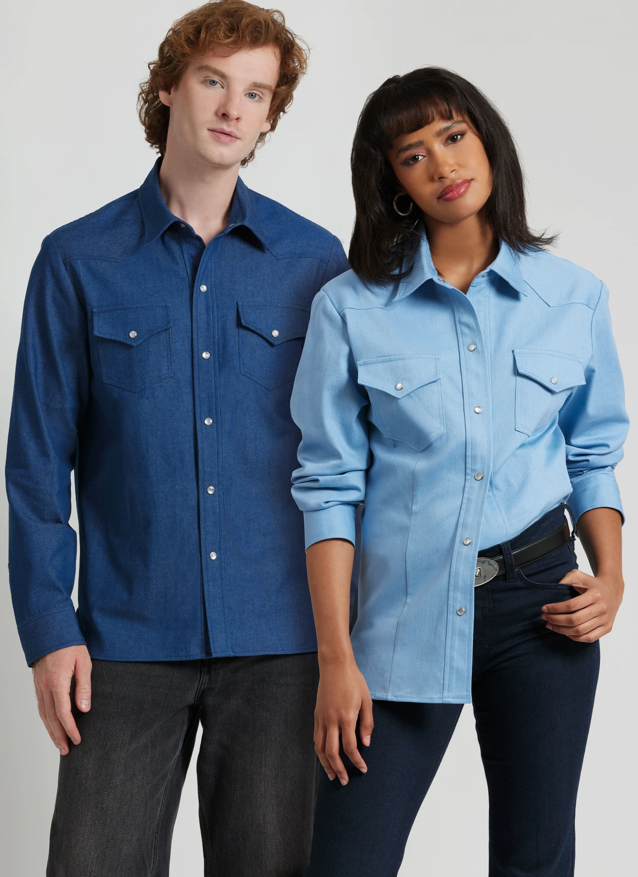 Simplicity Sewing Pattern Unisex Western Style Shirt 2 Simplicity Sewing Pattern Unisex Western Style Shirt