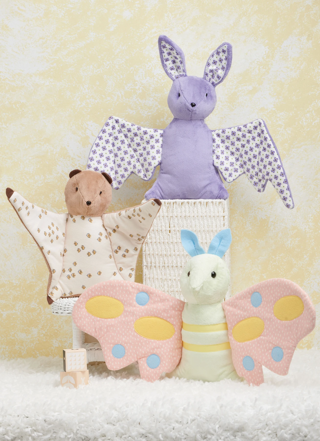 Simplicity Sewing Pattern Plush Bat, Moth and Flying Squirrel (PDF) 2 Simplicity Sewing Pattern Plush Bat, Moth and Flying Squirrel (PDF)