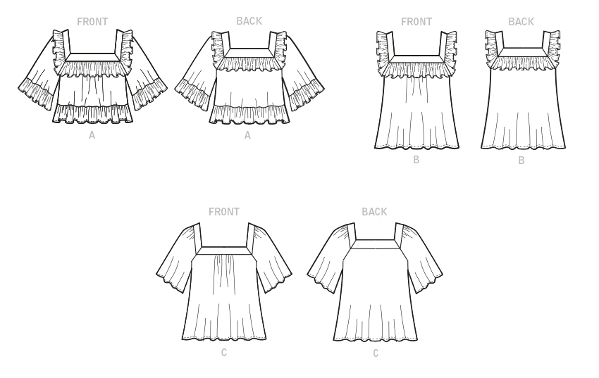 McCall's Sewing Pattern Misses' Tops (PDF) 123 McCall's Sewing Pattern Misses' Tops (PDF)