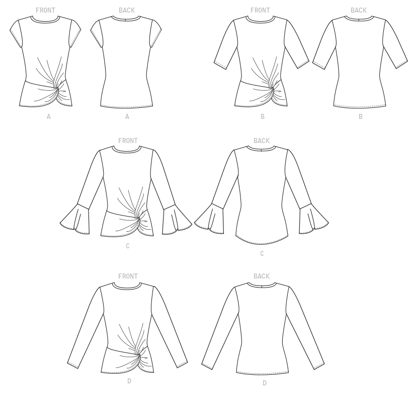 McCall's Sewing Pattern Misses' Tops (PDF) 9 McCall's Sewing Pattern Misses' Tops (PDF)