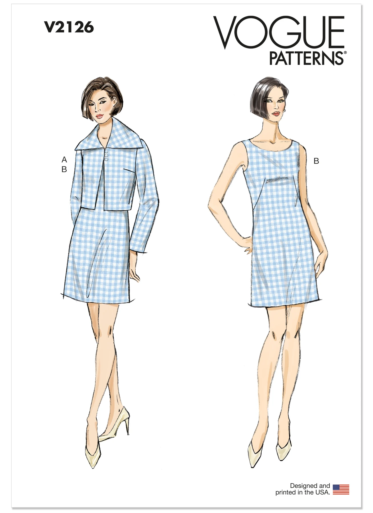 Vogue Patterns Misses' and Miss Petite Jacket and Sheath Dress 1 Vogue Patterns Misses' and Miss Petite Jacket and Sheath Dress