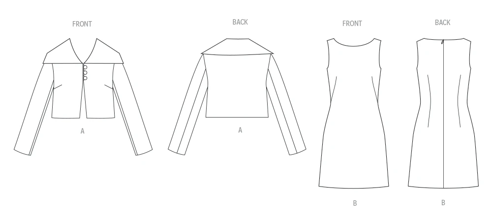 Vogue Patterns Misses' and Miss Petite Jacket and Sheath Dress 9 Vogue Patterns Misses' and Miss Petite Jacket and Sheath Dress
