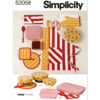 Simplicity Sewing Pattern Apron in One Size and Kitchen Accessories
