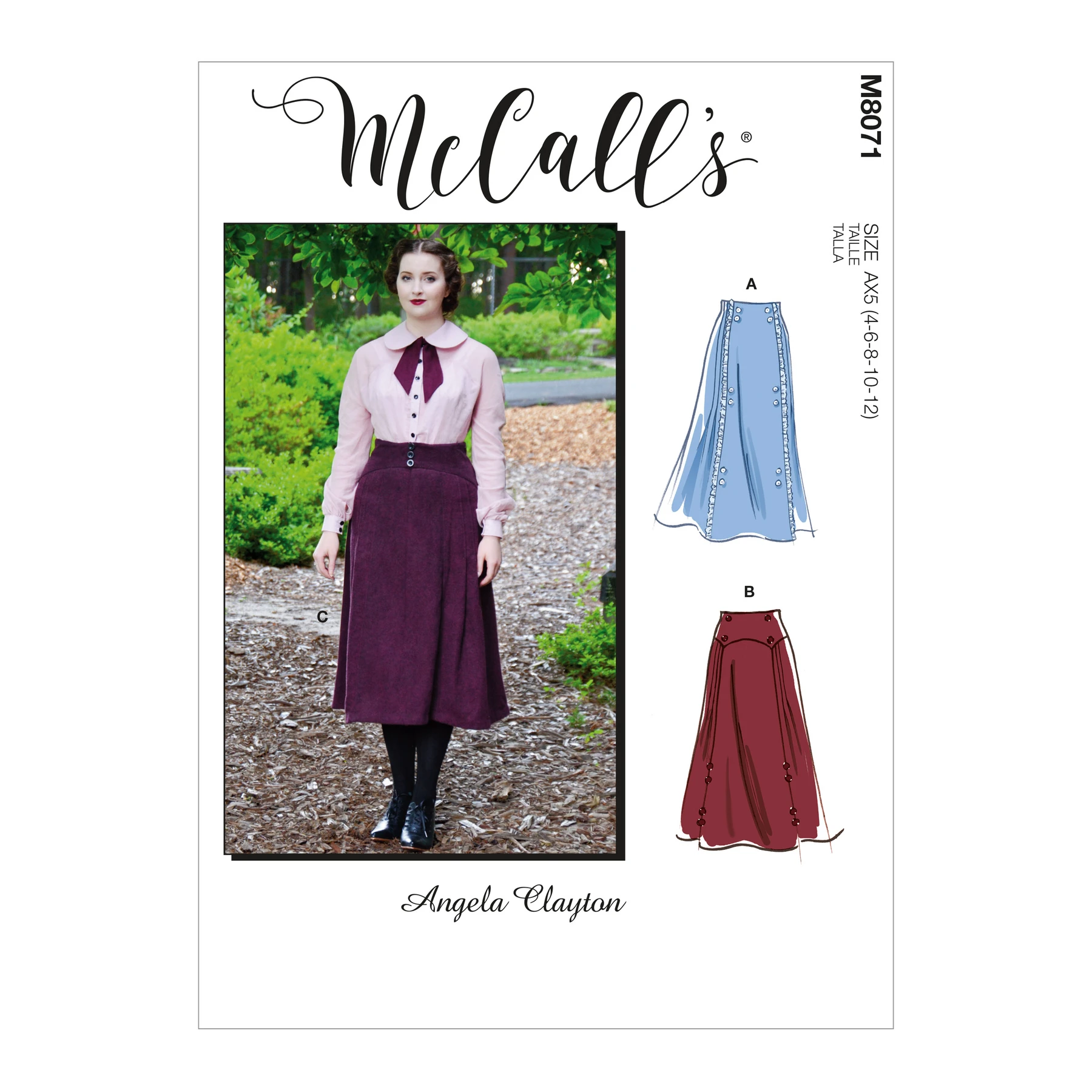 McCall's Sewing Pattern Misses' Historical Skirt (PDF) 1 McCall's Sewing Pattern Misses' Historical Skirt (PDF)