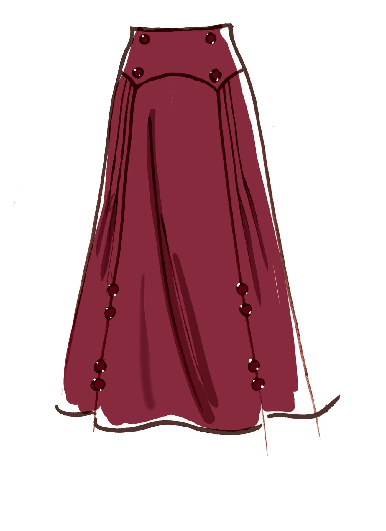 McCall's Sewing Pattern Misses' Historical Skirt (PDF) 4 McCall's Sewing Pattern Misses' Historical Skirt (PDF)