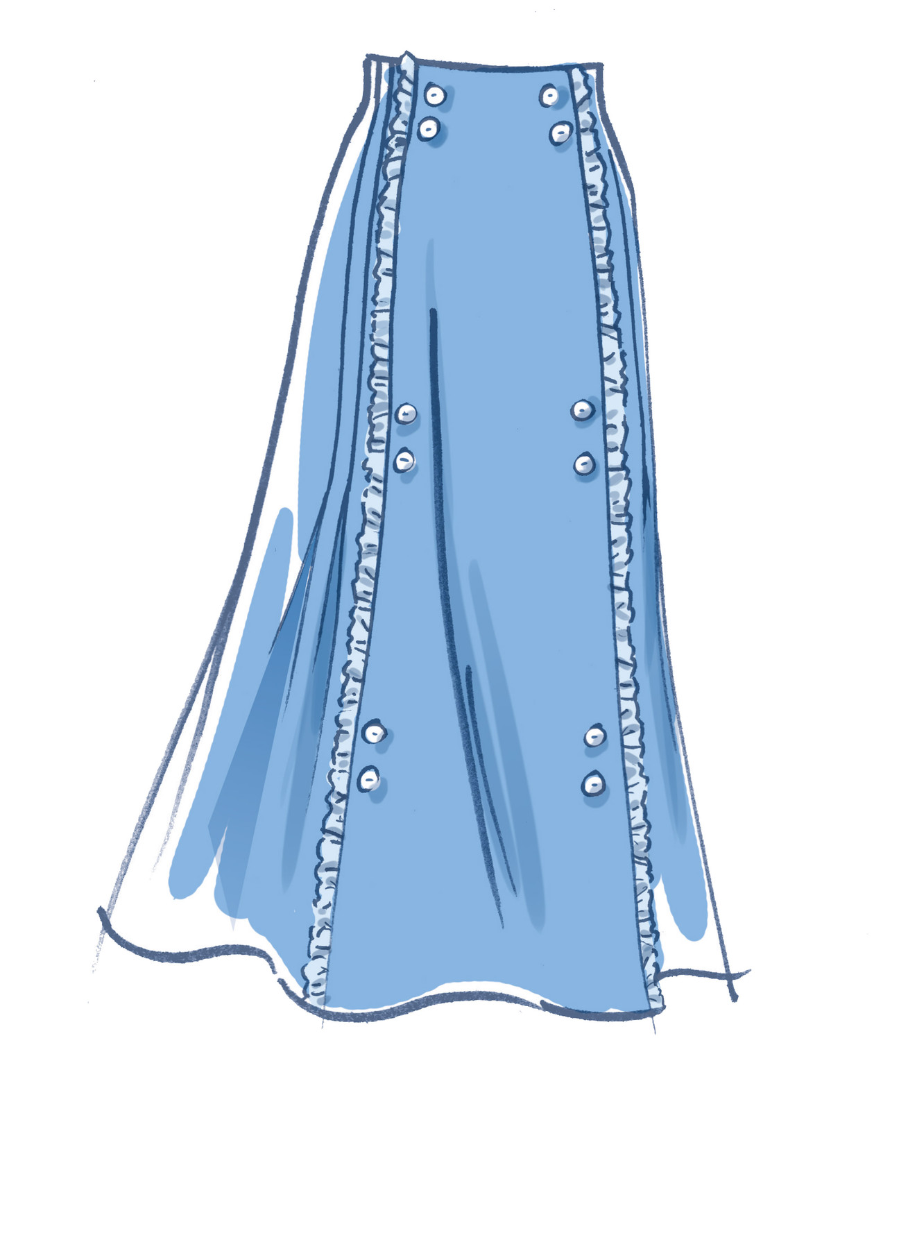 McCall's Sewing Pattern Misses' Historical Skirt (PDF) 5 McCall's Sewing Pattern Misses' Historical Skirt (PDF)