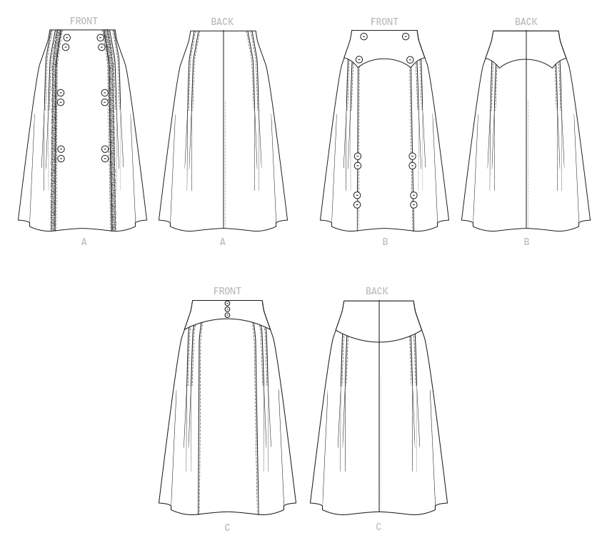 McCall's Sewing Pattern Misses' Historical Skirt (PDF) 9 McCall's Sewing Pattern Misses' Historical Skirt (PDF)