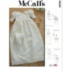 McCall's Sewing Pattern Infant's Christening Gown, Romper and Bonnet (PDF)