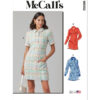 McCall's Sewing Pattern Misses' Dress with Sleeve Variations