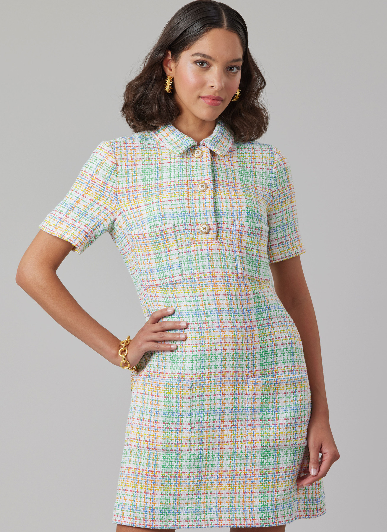 McCall's Sewing Pattern Misses' Dress with Sleeve Variations 2 McCall's Sewing Pattern Misses' Dress with Sleeve Variations