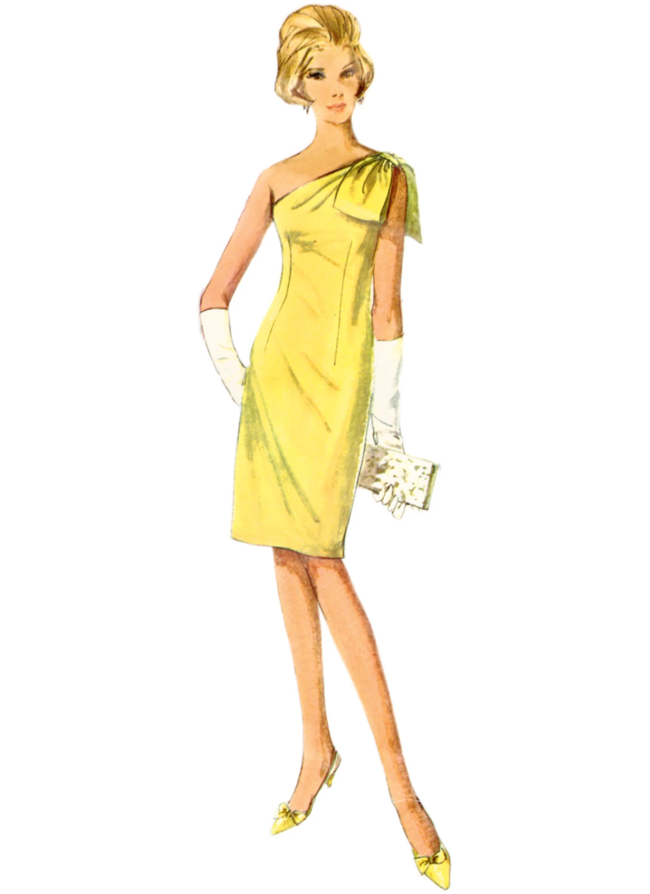 Simplicity Sewing Pattern 1960s Misses' Dress in Two Lengths (PDF) 5 Simplicity Sewing Pattern 1960s Misses' Dress in Two Lengths (PDF)