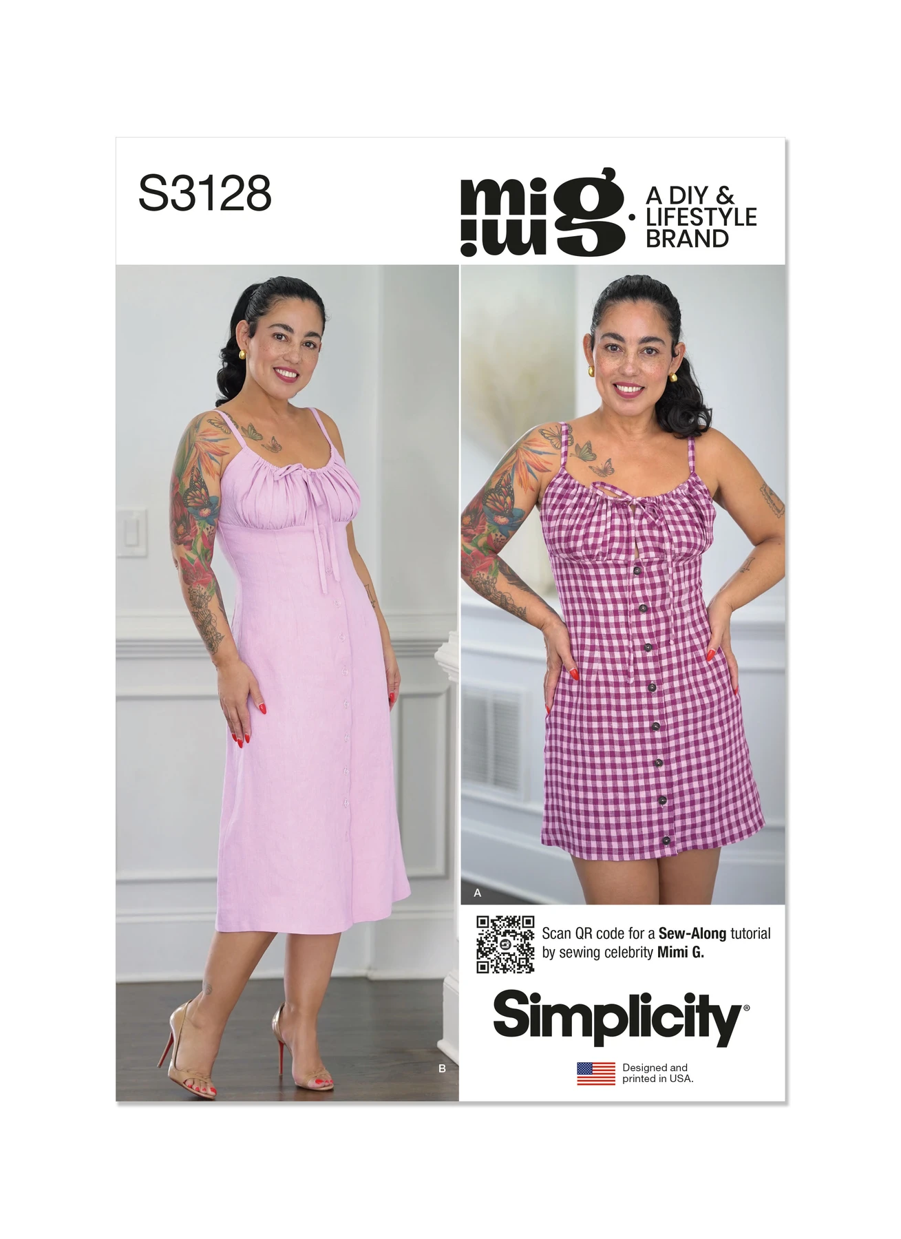 Simplicity Sewing Pattern Misses' Dress in Two Lengths by Mimi G Style (PDF) 1 Simplicity Sewing Pattern Misses' Dress in Two Lengths by Mimi G Style (PDF)
