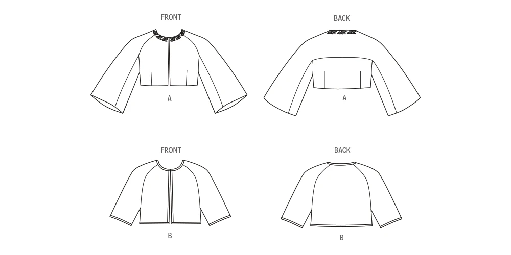 Vogue Patterns Misses' Bolero Jackets 8 Vogue Patterns Misses' Bolero Jackets