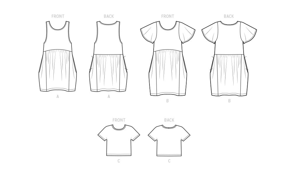 Simplicity Sewing Pattern Misses' Pullover Dress and Knit Top by Elaine Heigl 9 Simplicity Sewing Pattern Misses' Pullover Dress and Knit Top by Elaine Heigl