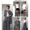 Vogue Patterns Misses' Ponchos, Back-Pleat Top, Shorts and Wide-Leg Wrap Pants 16 Vogue Patterns Misses' Ponchos, Back-Pleat Top, Shorts and Wide-Leg Wrap Pants