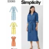 Simplicity Sewing Pattern Misses' and Women's Dresses with Tie Belt 18 Simplicity Sewing Pattern Misses' and Women's Dresses with Tie Belt