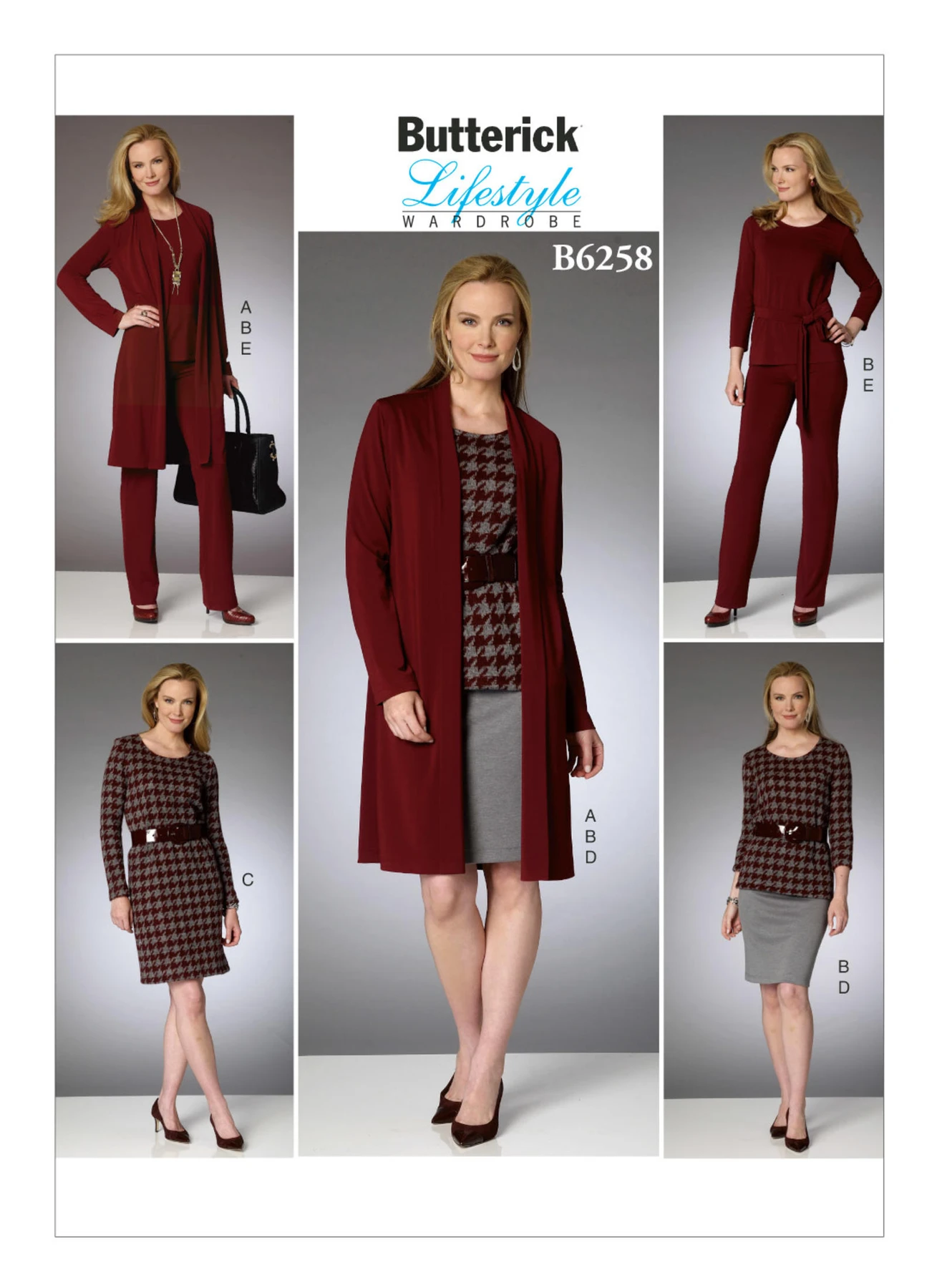 Butterick Sewing Pattern Misses' Cardigan, Top, Belt, Dress, Skirt and Pants (PDF) 1 Butterick Sewing Pattern Misses' Cardigan, Top, Belt, Dress, Skirt and Pants (PDF)