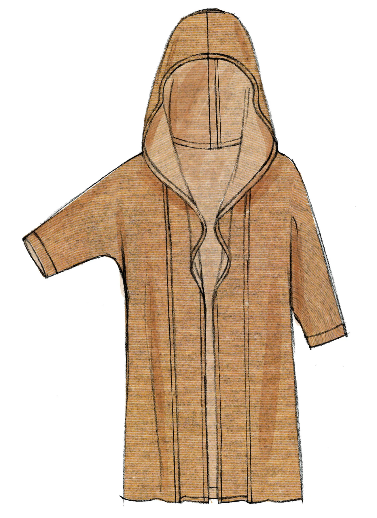 McCall's Sewing Pattern Misses'/Women's Hooded or Shawl Collar Cardigans (PDF) 3 McCall's Sewing Pattern Misses'/Women's Hooded or Shawl Collar Cardigans (PDF)