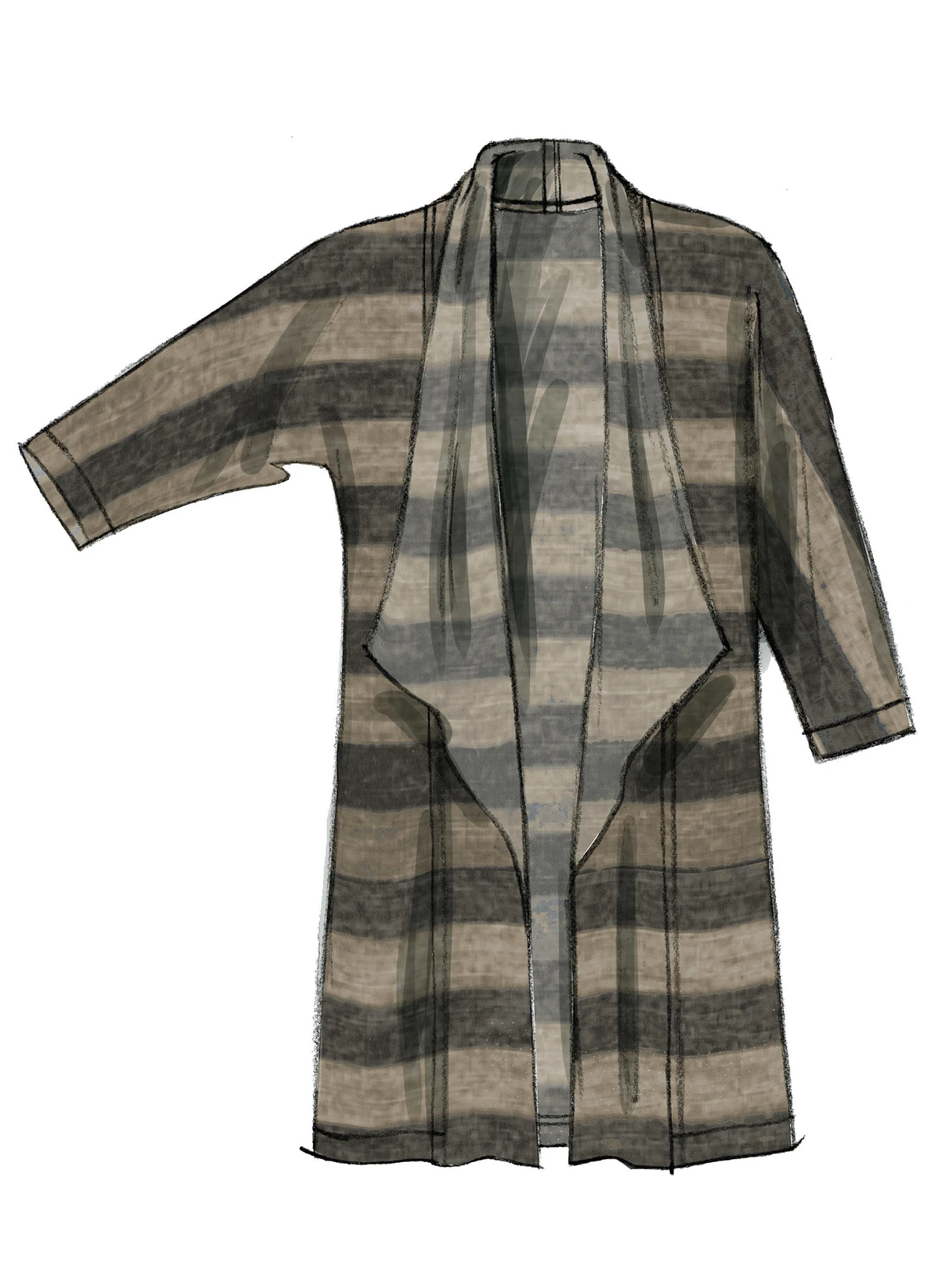 McCall's Sewing Pattern Misses'/Women's Hooded or Shawl Collar Cardigans (PDF) 4 McCall's Sewing Pattern Misses'/Women's Hooded or Shawl Collar Cardigans (PDF)