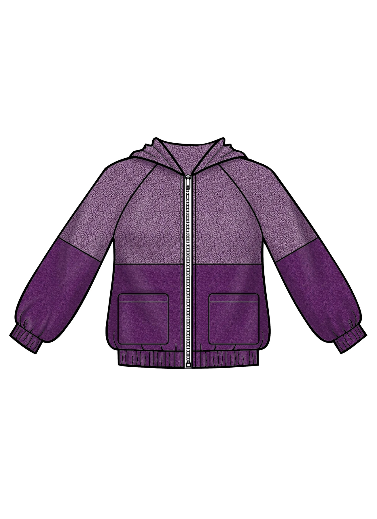 Simplicity Sewing Pattern Children's & Girls' Knit Hooded Jacket 5 Simplicity Sewing Pattern Children's & Girls' Knit Hooded Jacket