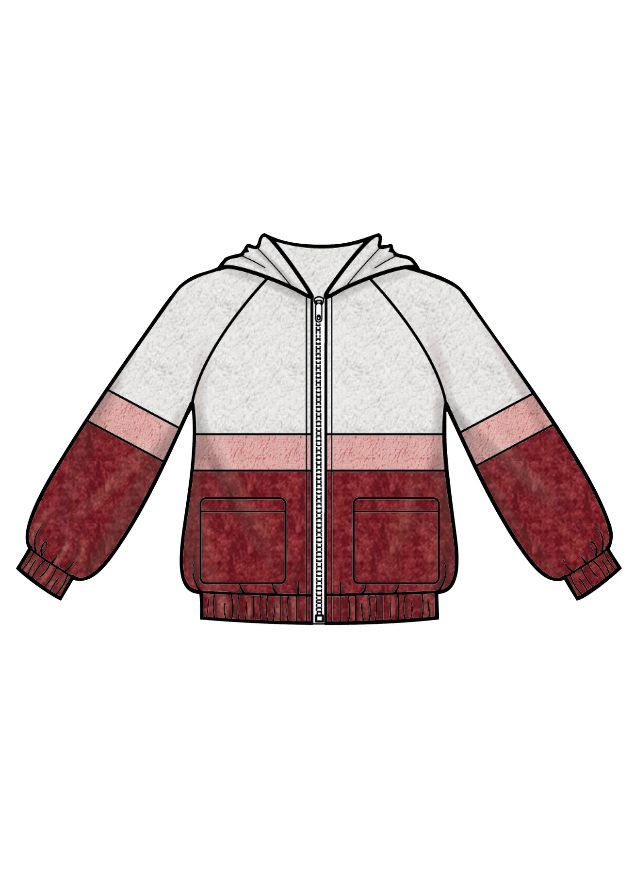 Simplicity Sewing Pattern Children's & Girls' Knit Hooded Jacket 6 Simplicity Sewing Pattern Children's & Girls' Knit Hooded Jacket